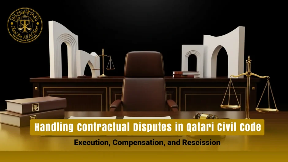 Handling Contractual Disputes in Qatari Civil Code: Execution, Compensation, and Rescission